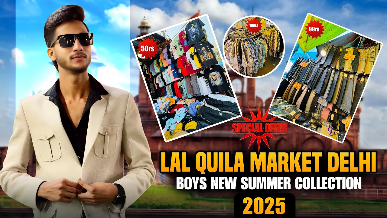 Cheapest Shopping Market In Delhi - Lal Quila Market 2025🤯| Lal Quila Market Delhi | Lal Kila