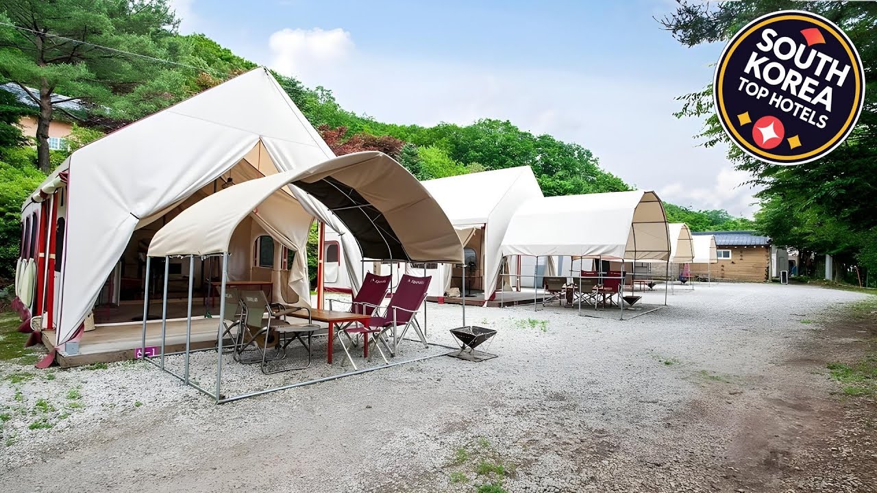 Pocheon Sanmaru Camping | Pocheon, South Korea | Hotel Review 🛏️