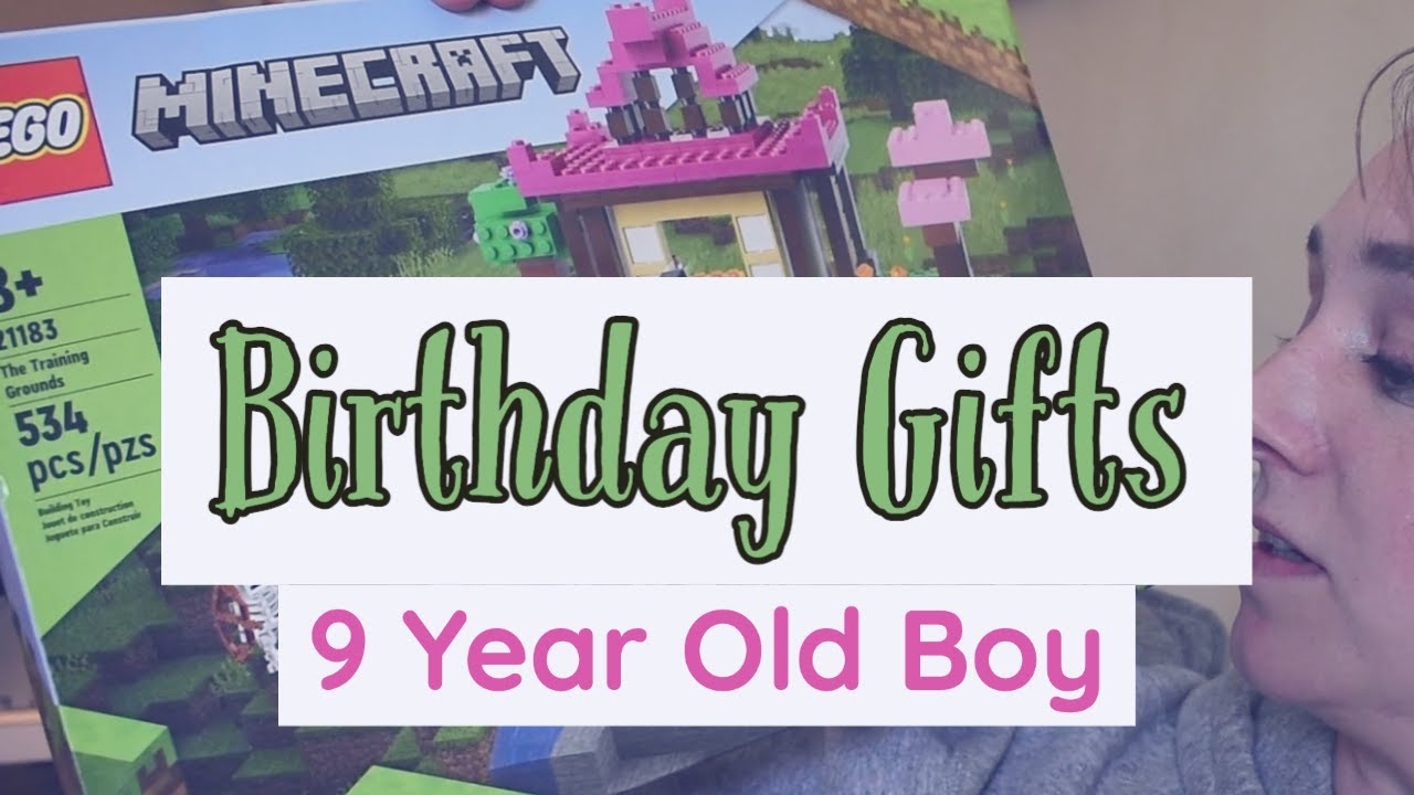 GIFT IDEAS for 9 year old BOY || Birthday Presents we got our son || Mom of 8