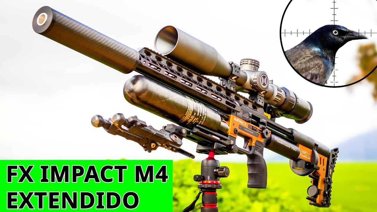FX Impact M4 Extendido | Caza de alto poder | 34gr Calibre 22 | De largo alcance