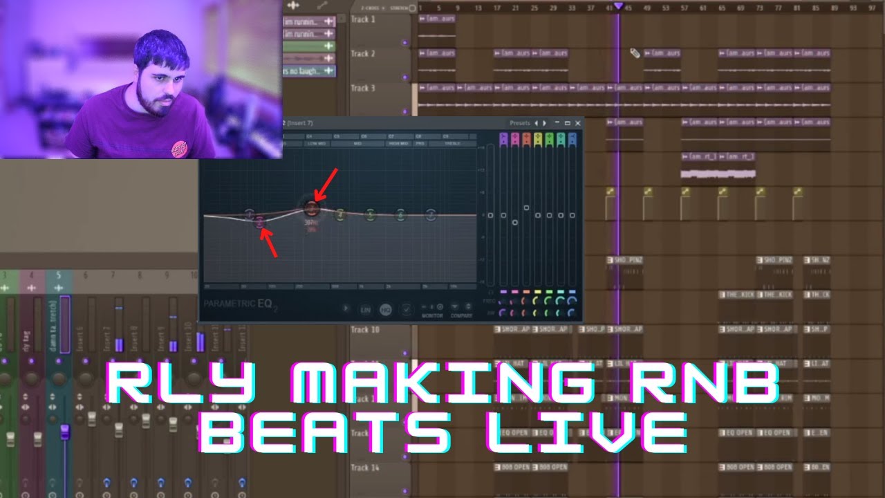 rly Beats Making RNB Beats With Loops Live On Twitch | FL Studio 20