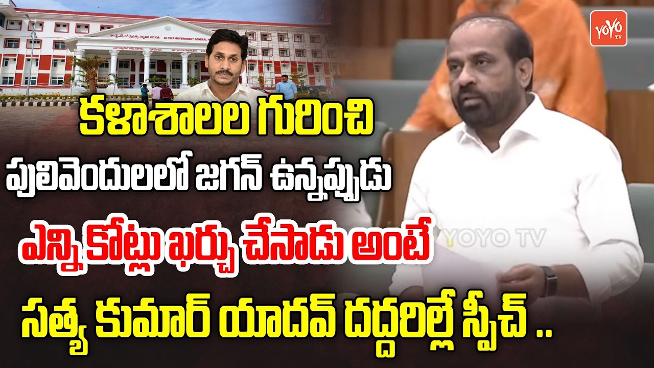 పులివెందులలో జగన్ బాగోతం .. Minister Satya Kumar Yadav Sensational On YS Jagan | YOYO TV Channel