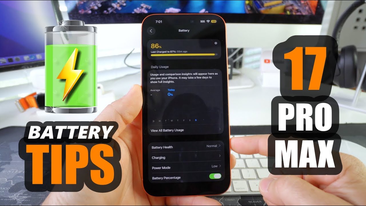 15 СОВЕТОВ, КАК УВЕЛИЧИТЬ СРОКИ РАБОТЫ АККУМУЛЯТОРА | Apple iPhone 17 Pro Max