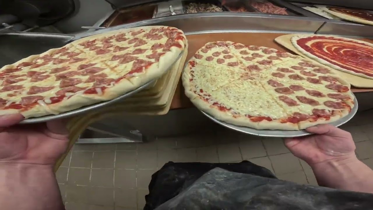 50 minutes of making pizza POV