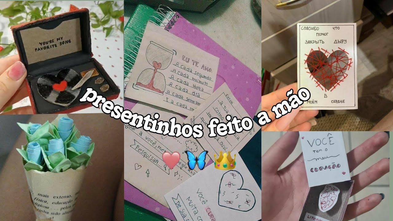 ideias presentes feito a mão (tiktok) parte 8🤍