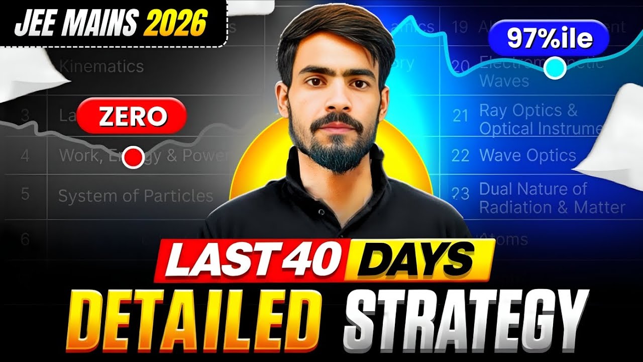 JEE 2026: You can still get NIT if you Start Now - Roadmap!!