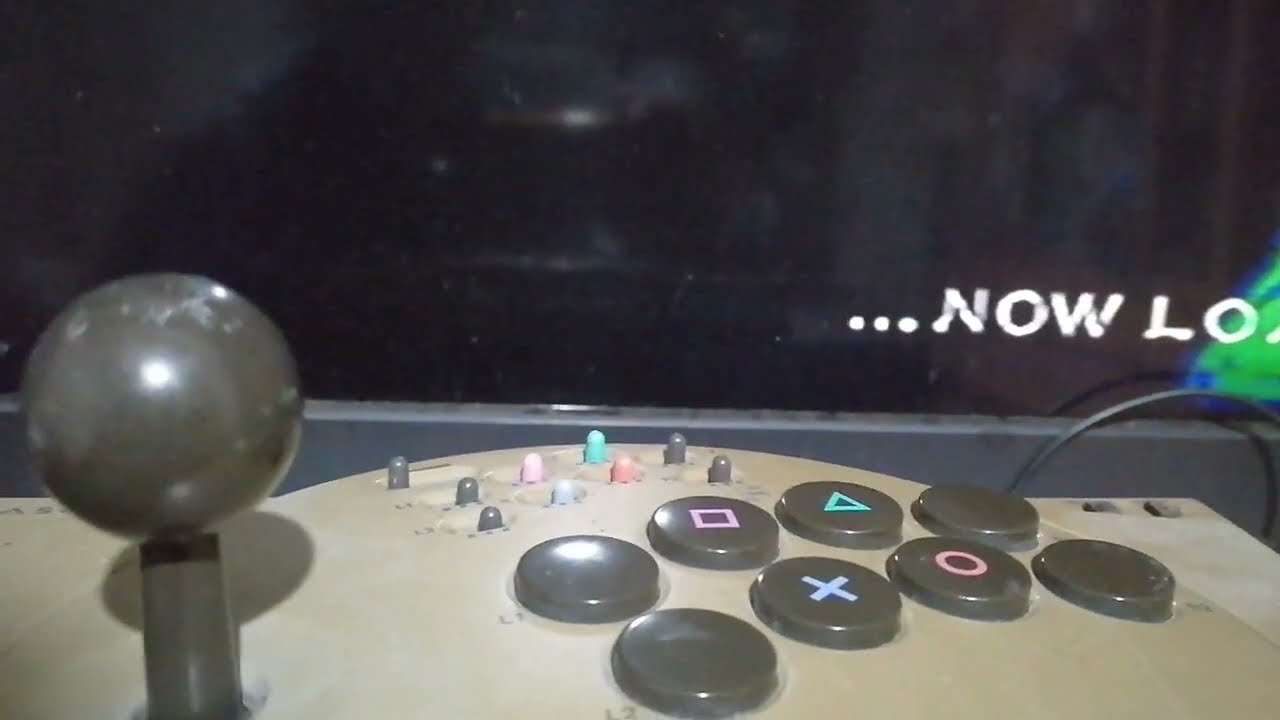 Asciiware Palanca Arcade Stick Para Ps1 Playstation Joystick