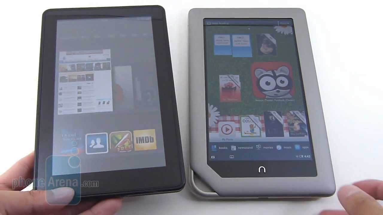 Amazon Kindle Fire vs B&N NOOK Tablet