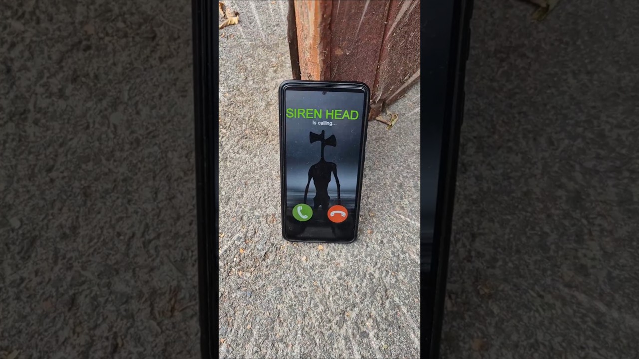 Siren Head is calls me 🤯📱💀