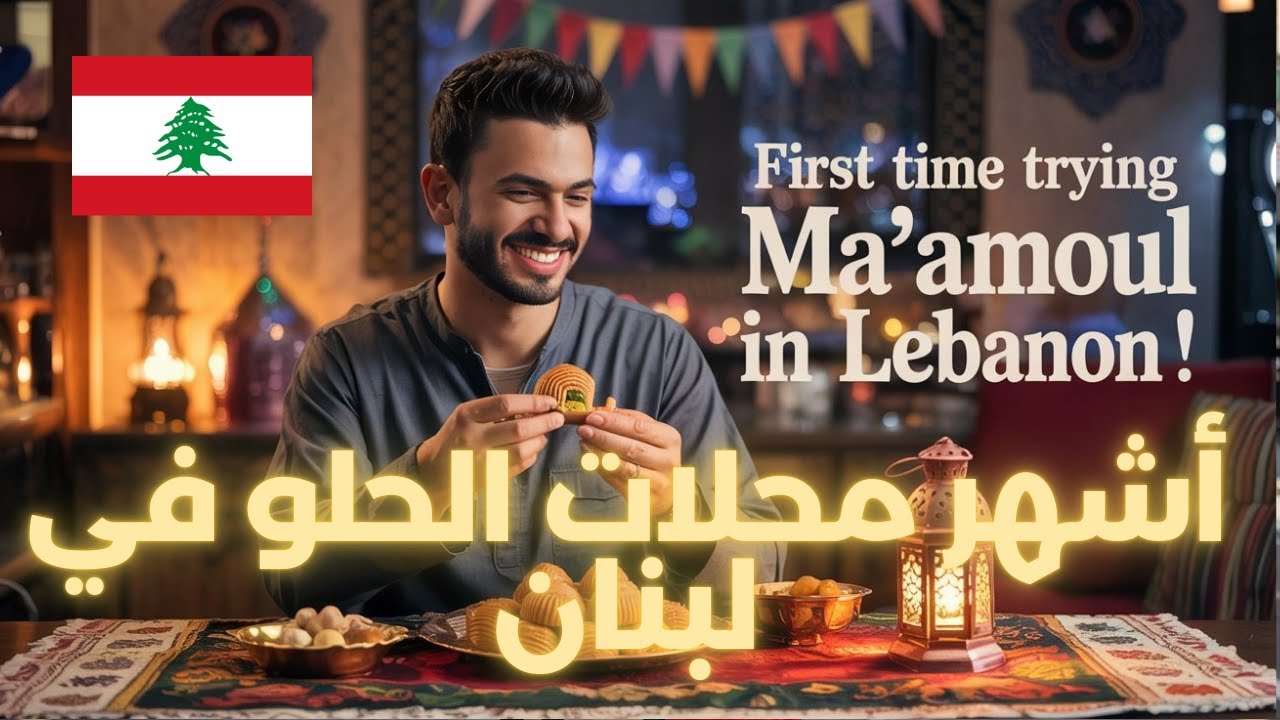 جربت أشهر محلات الحلويات العربية في بيروت لبنان! تعرفوا معي على اطيبها! #بيروت #لبنان #العراق