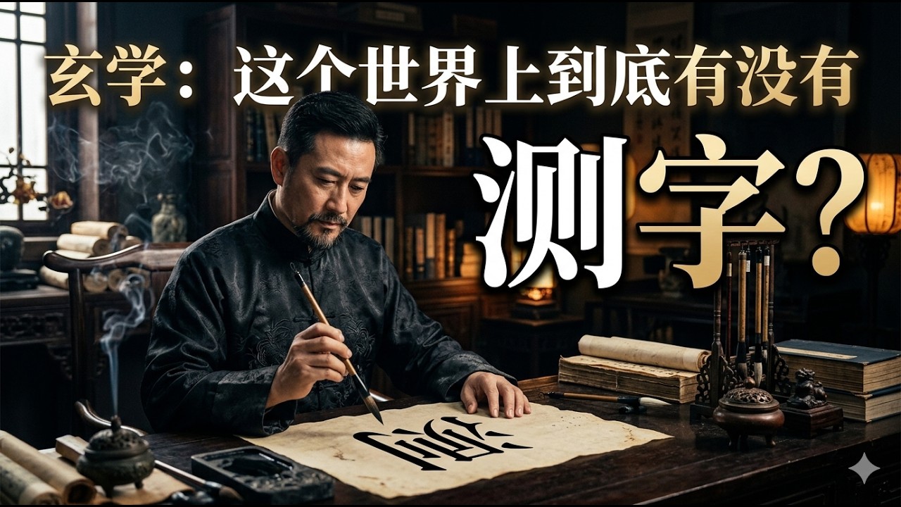 老王来了 吉舟说：本期玄学听大老王聊一聊这个世界上到底有没有测字
