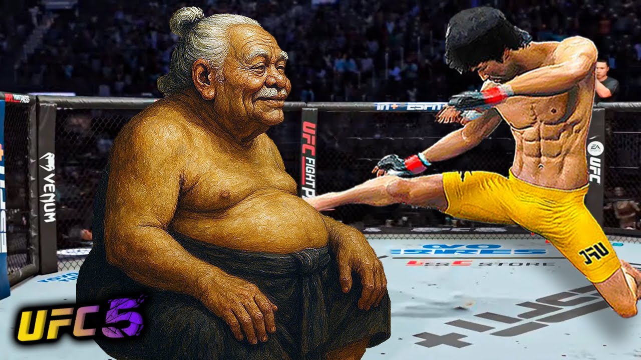 Реванш между Старым Мудрецом и Брюсом Ли (EA Sports UFC 5)
