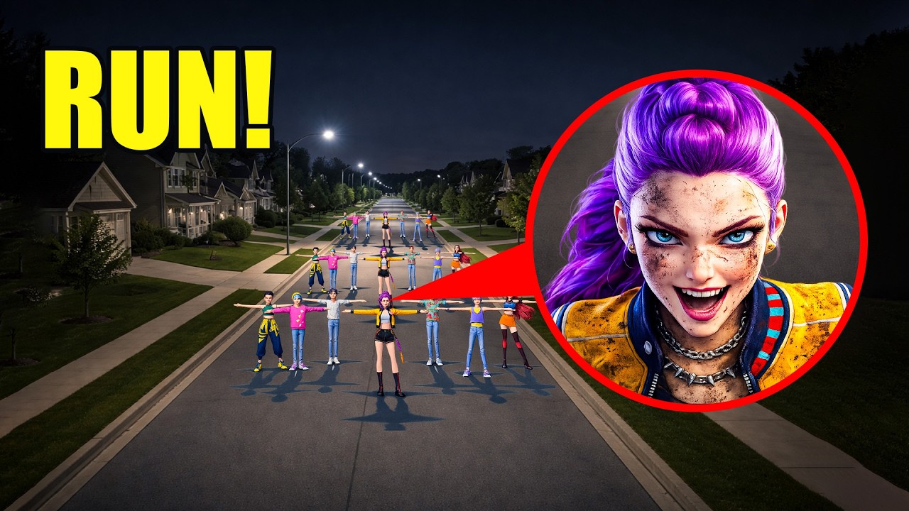 If you see KPOP DEMON HUNTERS and SAJA BOYS at 3AM on the ROAD, RUN! (It's DANGEROUS)