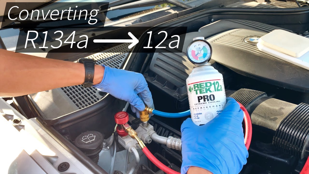 I replaced R134 with 12a for Car AC system