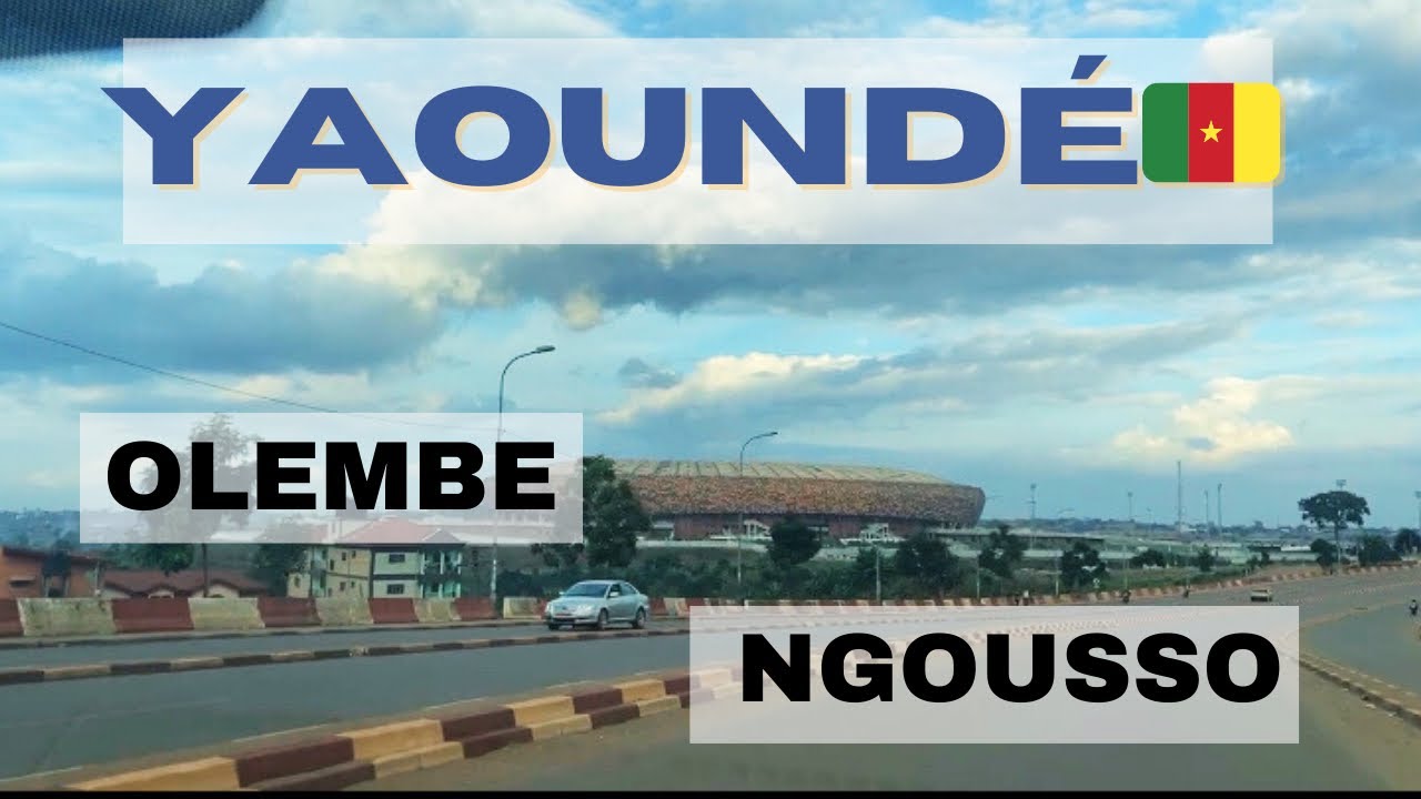 Le trajet en voiture du quartier OLEMBE au quartier NGOUSSO - Yaound&eacute; Cameroun