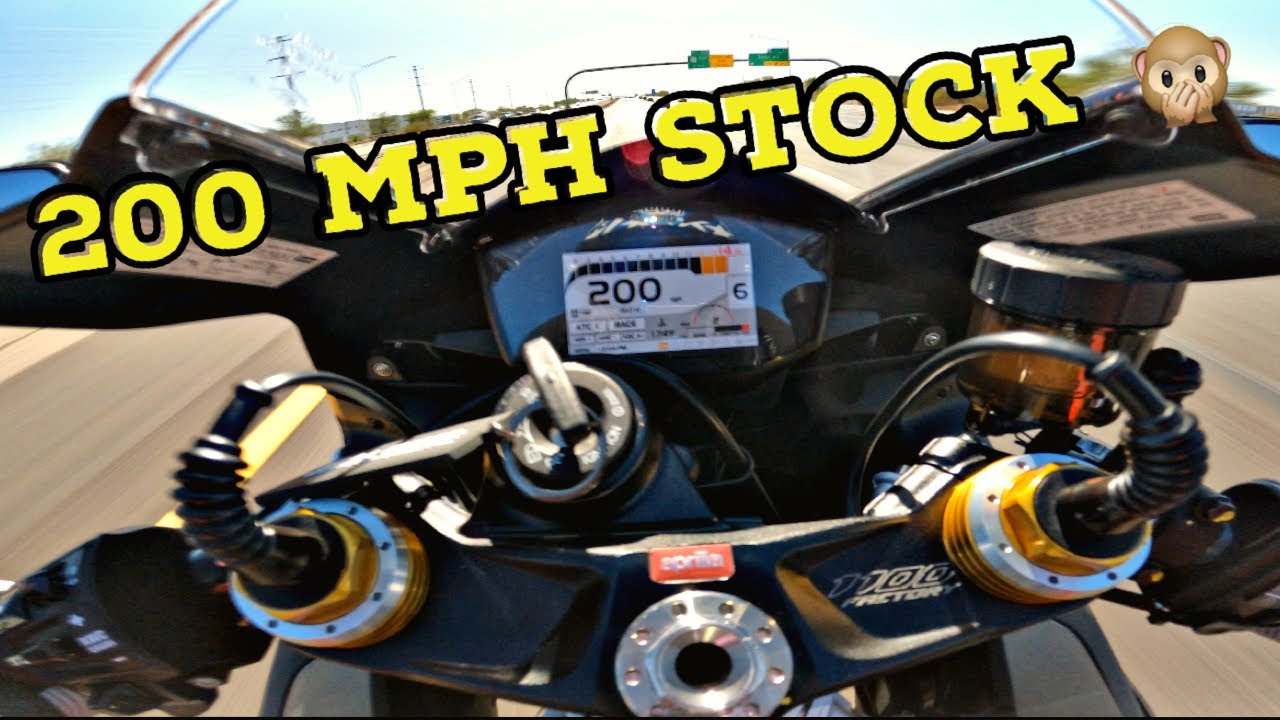 2020 Aprilia RSV4 Top Speed Run!!!