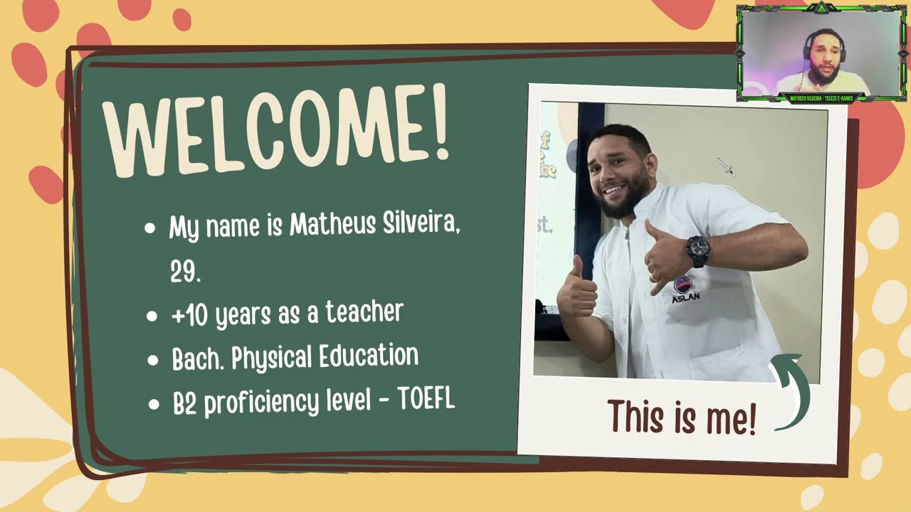 REUNIÃO DE BOAS VINDAS TEACHER MATHEUS SILVEIRA -  ASLAN 2026