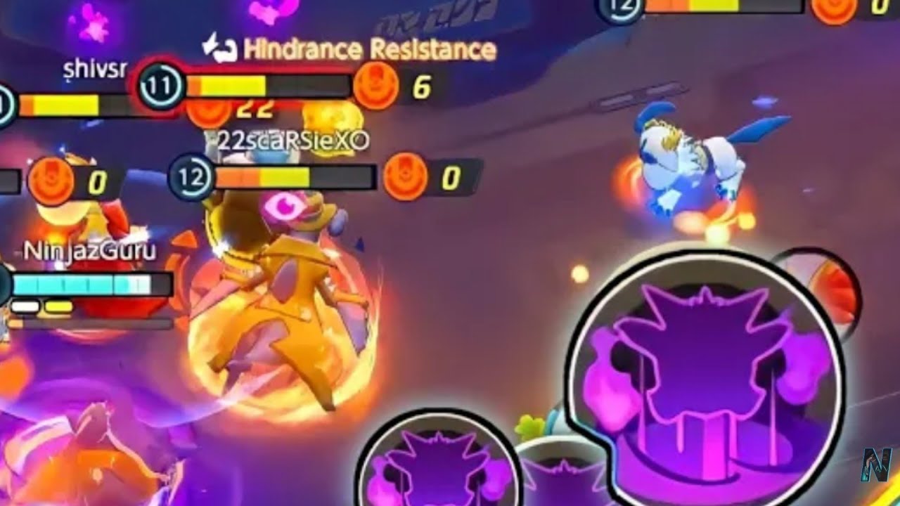 Gengar's instant wipeout with hex and sludge bomb ...😈😈😈