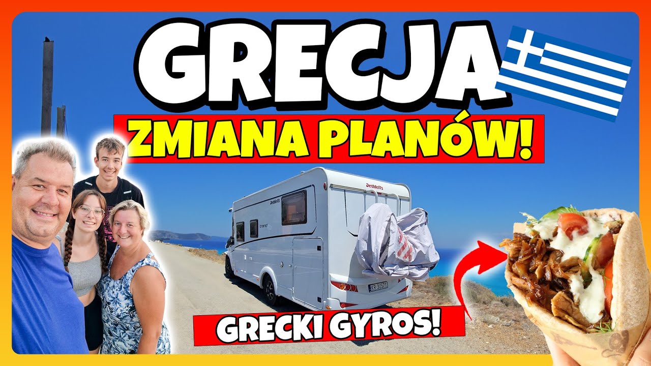 JESTEŚMY W GRECJI / Pierwszy Gyros / Noc Na Dziko/ Zmiana Planów / Przerwa we Vlogach!