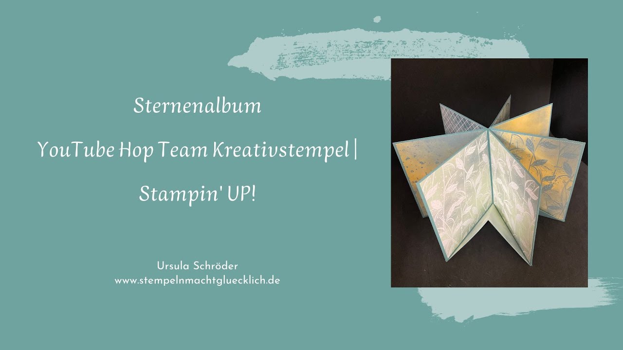 Sternenalbum | YouTube Hop Team Kreativstempel | Stampin' UP!