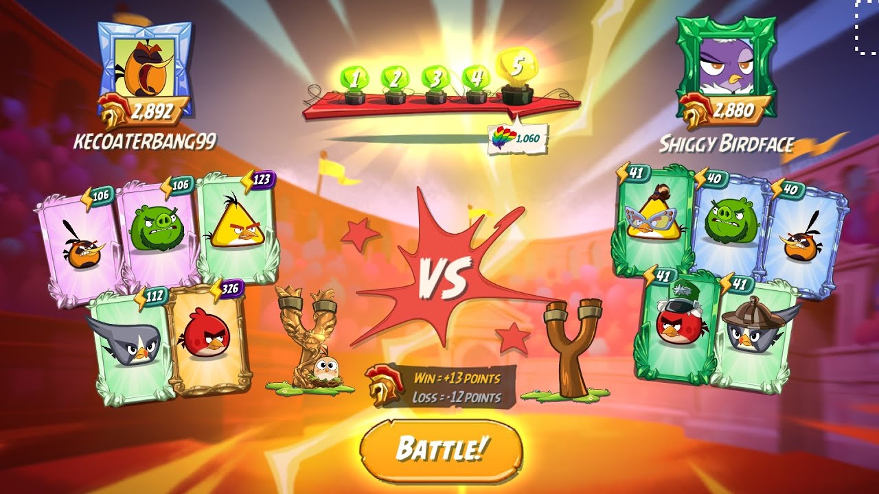 Angry Birds 2 AB2 Arena Battle Player VS Player