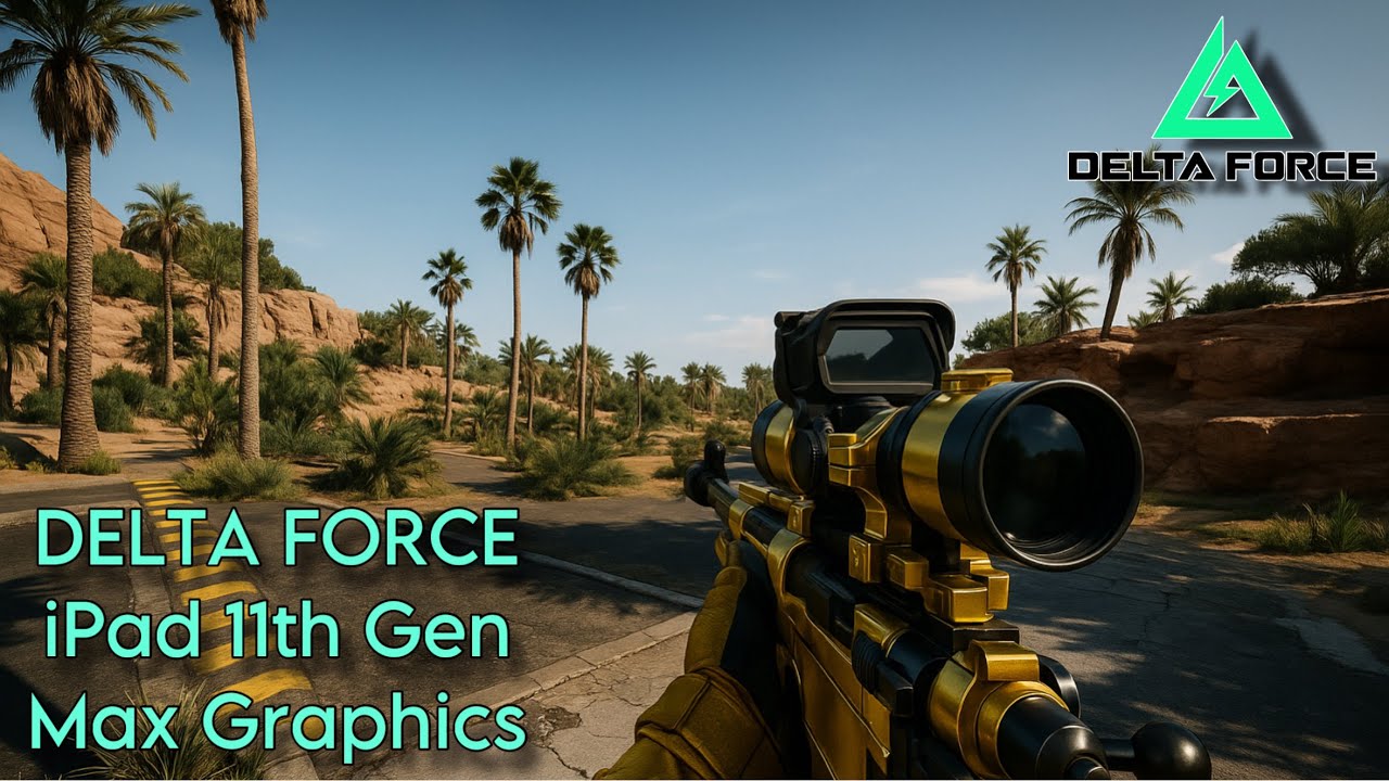 DELTA FORCE Mobile Gameplay on iPad 11th Gen A16 Max Graphics Test | Global Launch | Garena Version