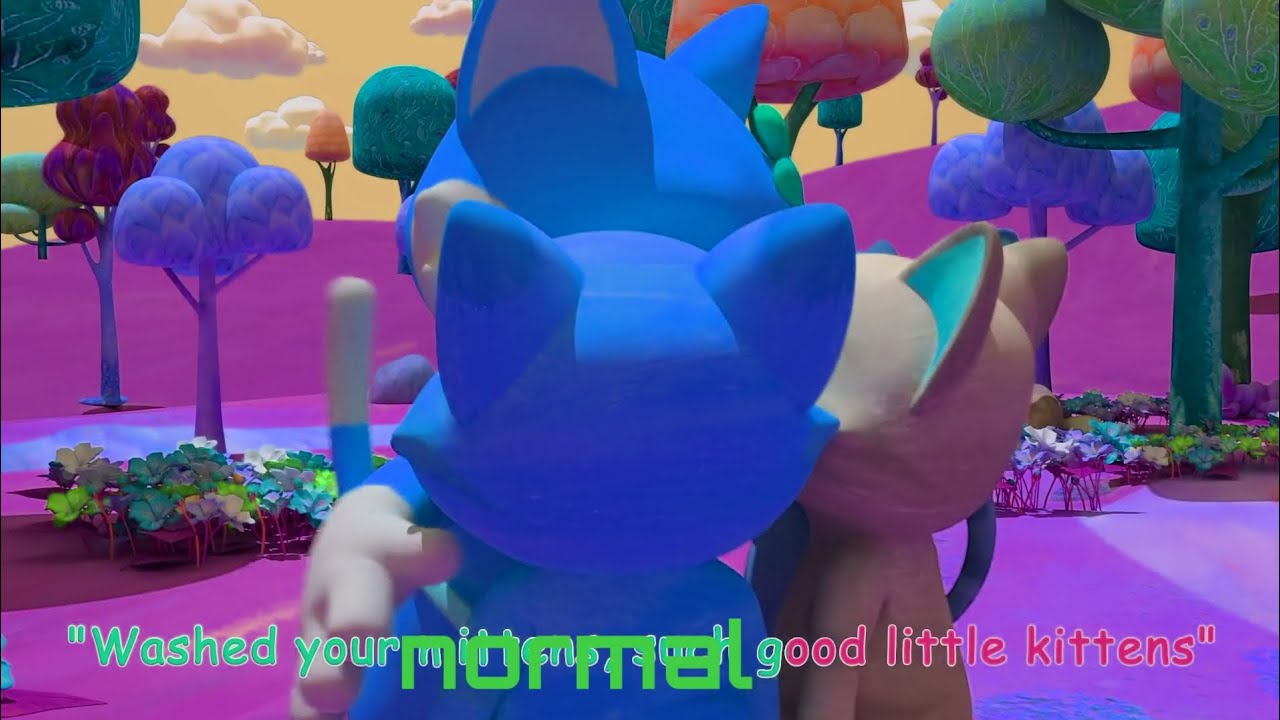 Three little kittens hug there mommy//Sparta pitch/ Sponsored by: Gamavision Csupo effects