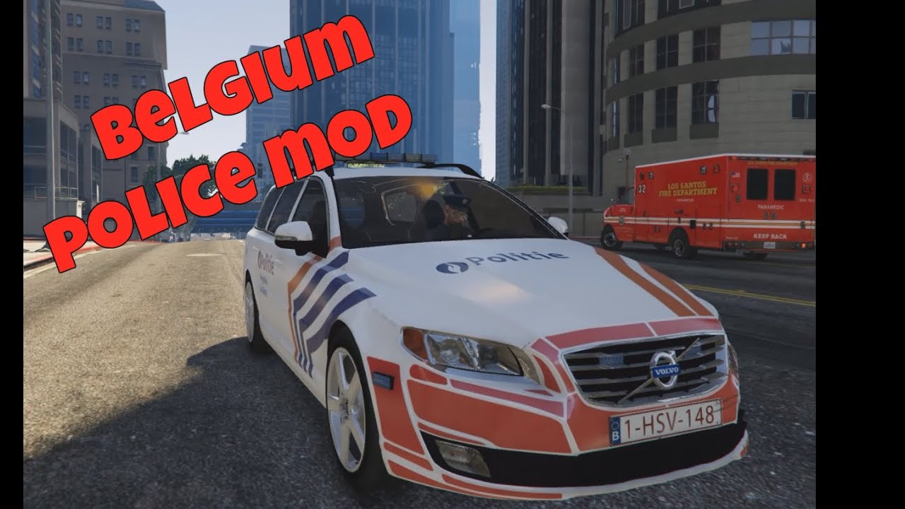 GTA V Belgium Police Mod