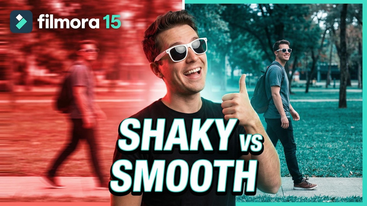 Fix Shaky Video in Filmora 15 (Smooth Stabilization)