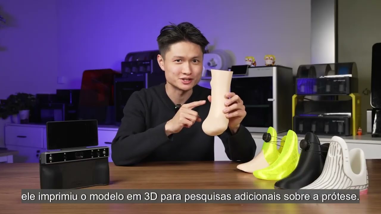 Scanner 3D Revopoint MIRACO: Transformando vidas com próteses personalizadas - PTBR