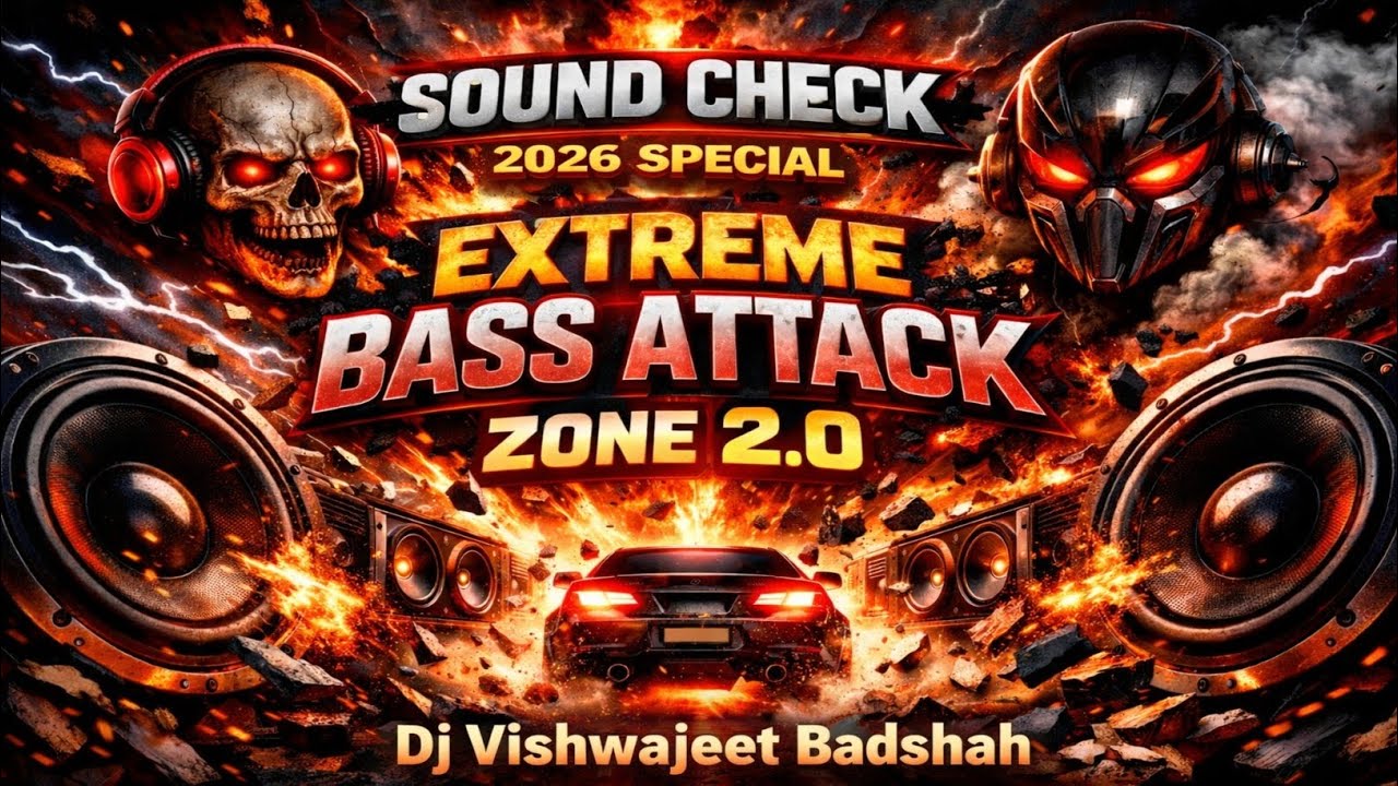 Sound Check 2026 Special Extreme Bass Attack Zone 2.0 | DJ Vishwajeet Badshah | Full Power Bass Test