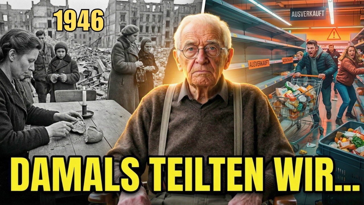 Als Kind Teilte Ich Ein Stück Brot Mit Meiner Mutter Im Hungerwinter 1946, Und Nicht Dafür.