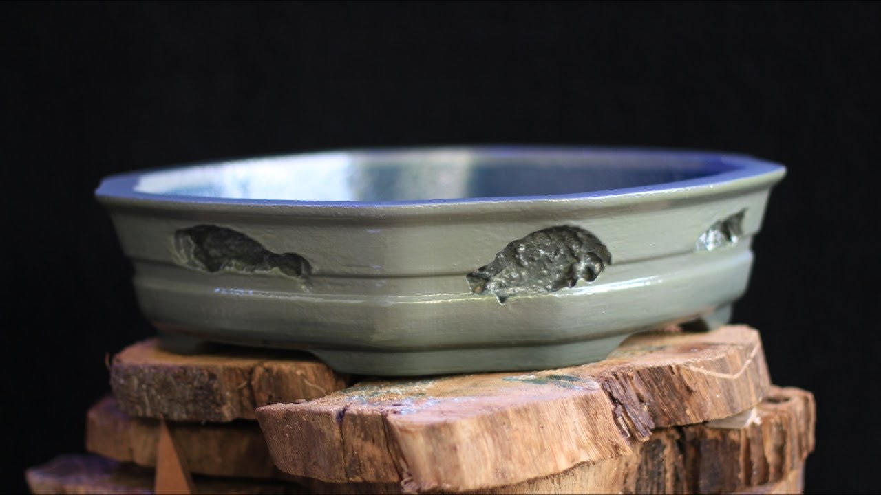 Pintura dos Vasos para Bonsai dos vídeos 48 - 49 e 50