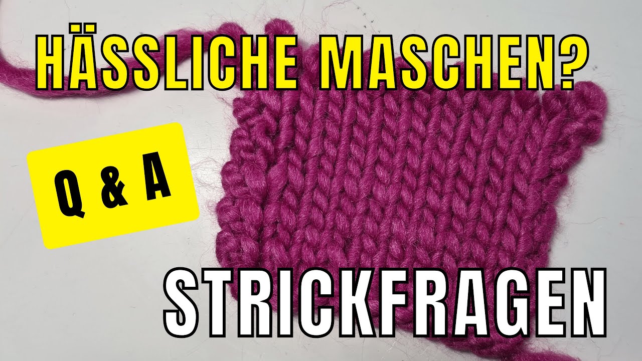 Wie vermeidet man vergößerte Maschen am linken Rand? 3 Tipps