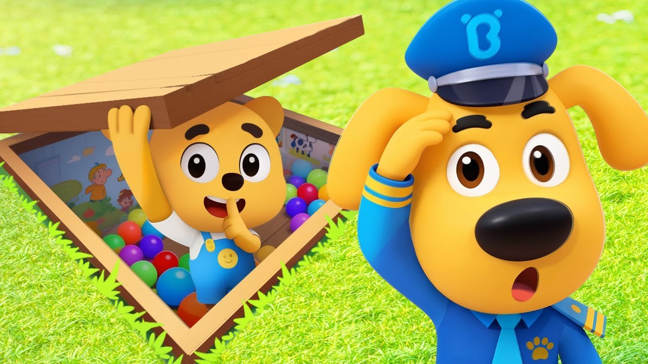 Secret Basement Escape Challenge | Fun Story | Kids Cartoon | Sheriff Labrador