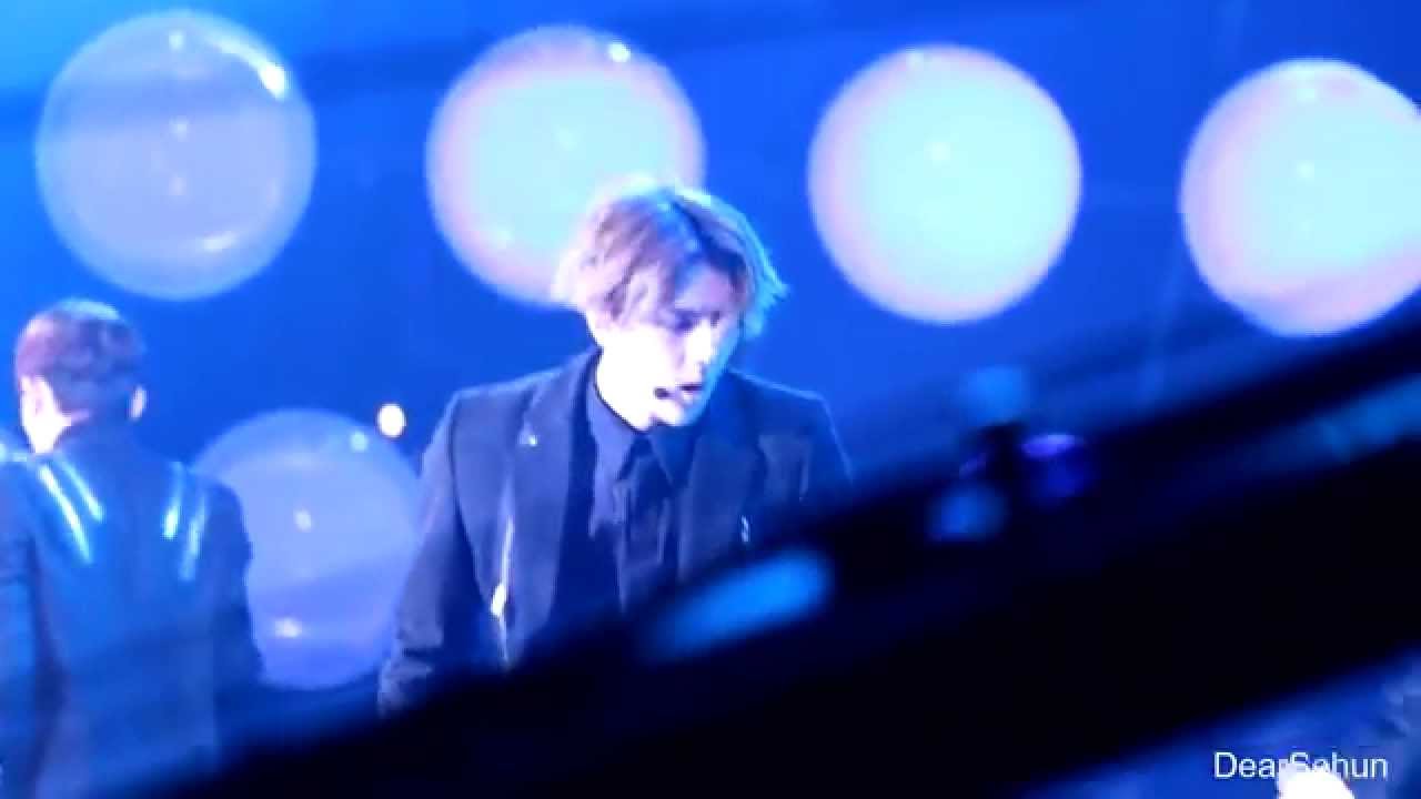 141203 MAMA in HK 세훈 sehun focus Black Pearl + Tell Me What Is Love