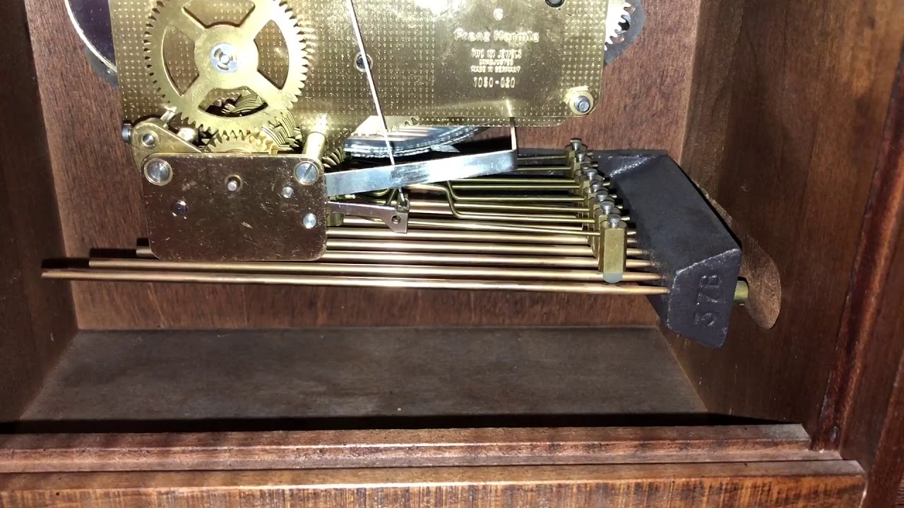 Spotlight:  Howard Miller Samuel Watson triple chime bracket mantle clock
