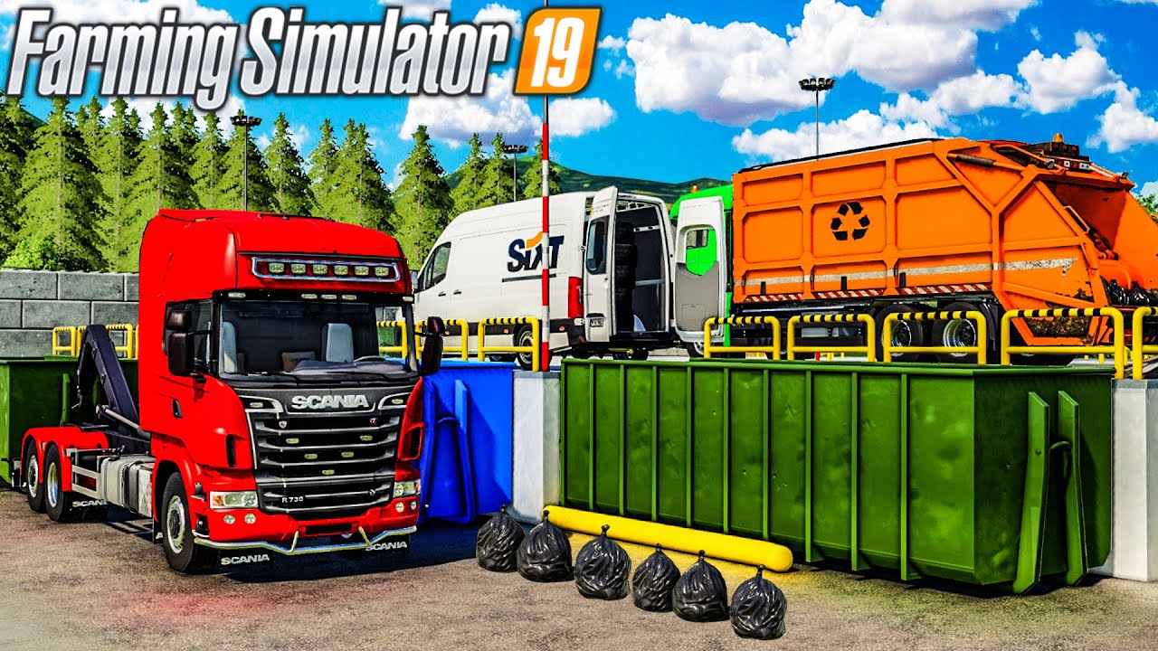 Tous les d&eacute;chets A LA DECHARGE (Farming Simulator 19 PAYSAGISTE)