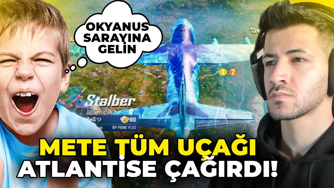 6 YAŞINDAKİ ÇOCUK HERKESİ ATLANTİSE ÇAĞIRDI / PUBG MOBILE