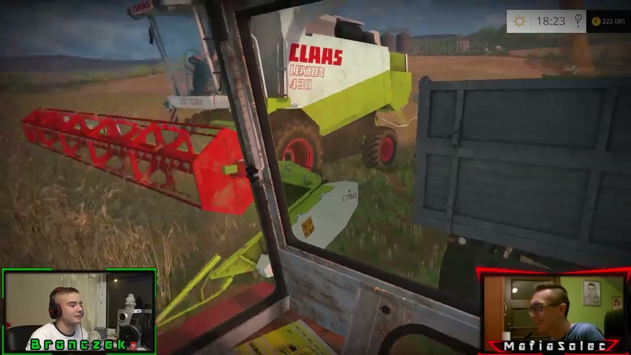 WIDZIELIŚTA STACHA?😂*Babcia Jadzia na kombajnie*😝FS 15🔥MafiaSolecTeam
