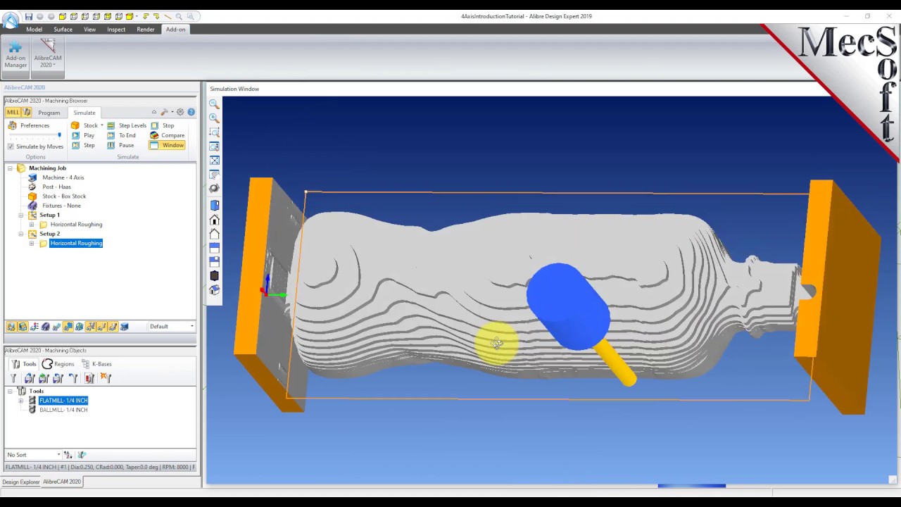 AlibreCAM 20209: 4 Axis Milling Quick Start