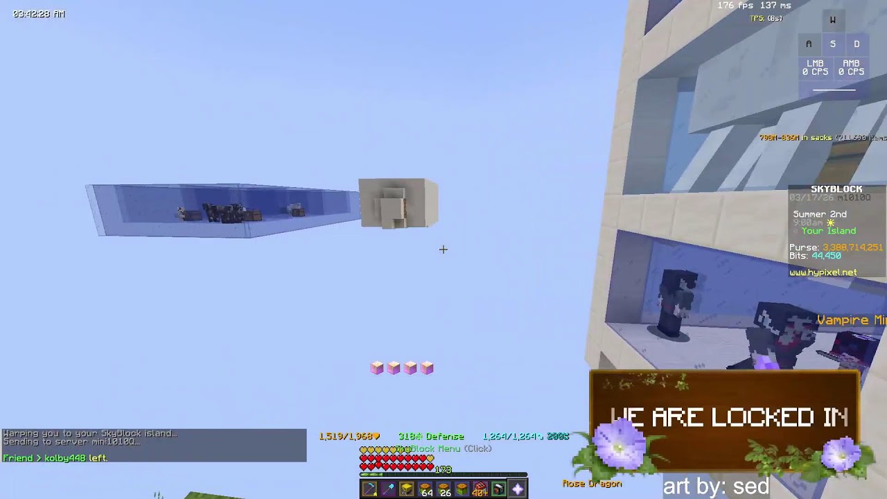 Making 70m/h With Pest Farming! (Finnegan Stream)| Hypixel SkyBlock