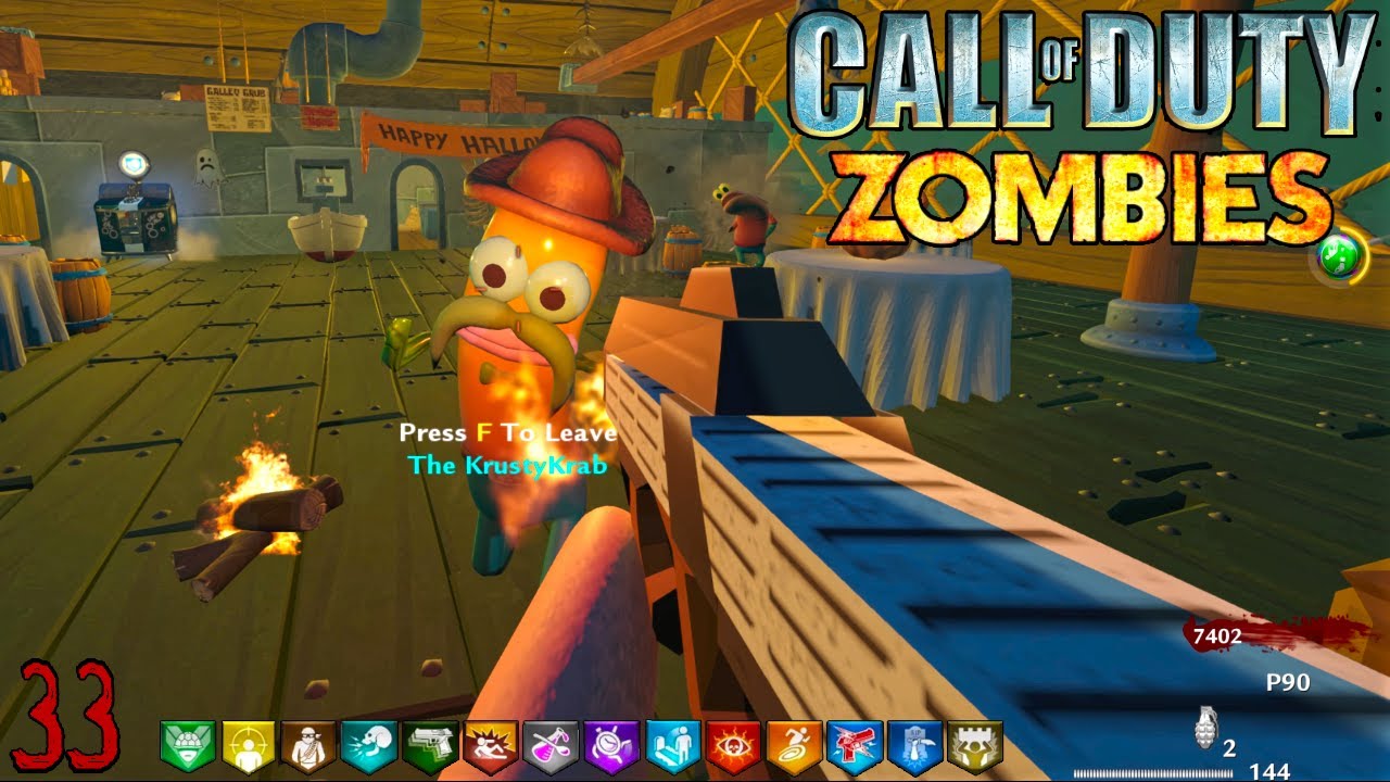 Карта SCAREDY PANTS Custom Zombie просто потрясающая! (Black Ops 3)