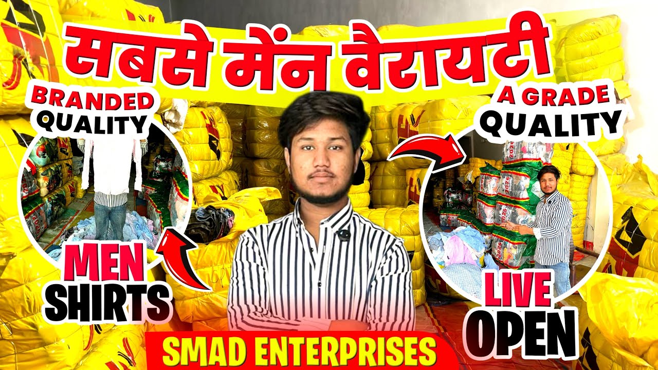 Men’s Shirt Panipat export surplus market clothing, business thrift, Cloth ￼