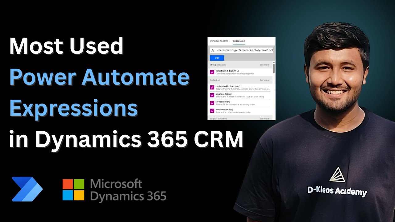 Лучшие выражения Power Automate, которые должен знать каждый разработчик CRM, с участием Джея Пат...