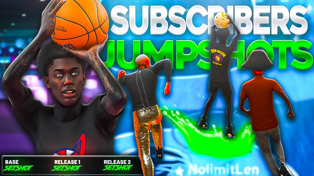 USING SUBSCRIBERS BEST SETSHOT 25 JUMPSHOTS! FASTEST BASE IN 2K22 + BEST JUMPSHOT FOR ALL BUILDS!