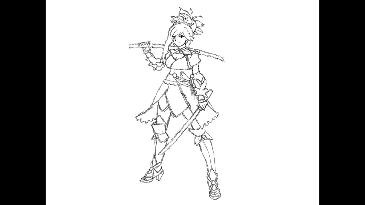 Miyamoto Musashi Sketch