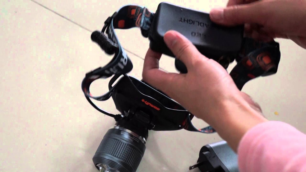 Zoom Cree XM-L T6 3-Mode 1200-Lumen 2x18650 Head Light on lightmalls
