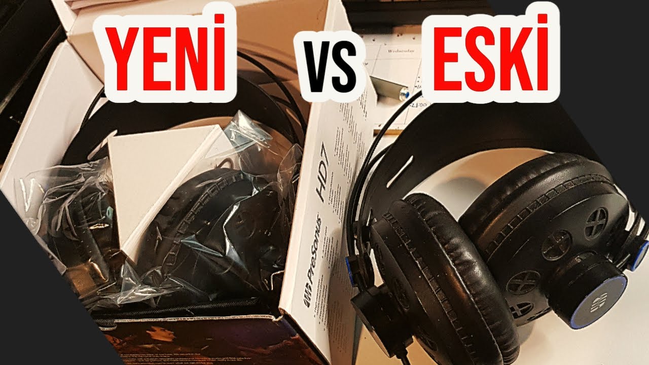 KULAKLIK NE KADAR ESKİR ? ( PreSonus Hd7 Eski ve Yeni Karşılaştırması )