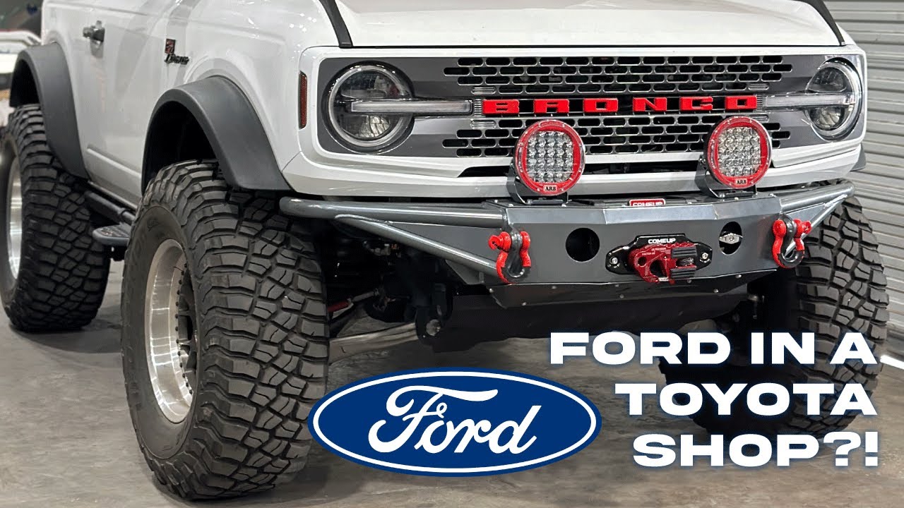 New Ford Bronco Custom Bumper Build w/ ComeUp Winch + ARB Lights